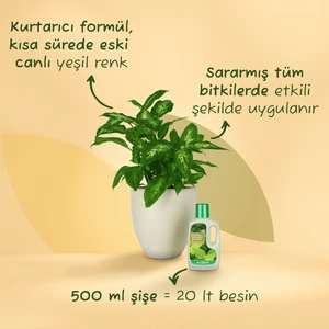 Sararan Yapraklar İçin Sıvı Besin  500 Cc