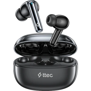 Airbeat Pro Gerçek Kablosuz Tws Bluetooth Kulaklık Parlak Siyah - 2KM161