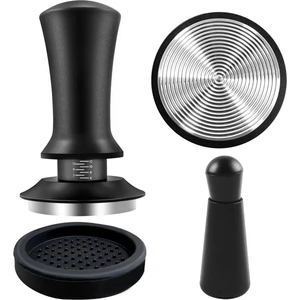 Kahve Tamper Seti 51 Mm, Espresso Tamper Seti, 304 Paslanmaz Çelik Tabanlı Barista Seti, Espresso Makinesi Için Kahve Tamper Seti (Yurt Dışından)