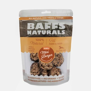 Baffs Naturals Kuzu Mini Burger %100 Doğal Köpek Ödül Maması 100 gr