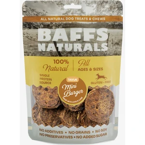 Baffs Naturals Tavuk Mini Burger %100 Doğal Köpek Ödül Maması 100 gr