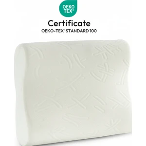 Medical/medikal, Boyun Destekli Çift Taraflı Ortopedik Visco Visko Yastık 51 x 41 x 13-11 cm