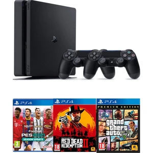 Playstation 4 Ps4 Slim 1 Tb Oyun Konsolu+ 2. Oyun Kolu+ 15 Tane Dijital Oyun