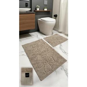 Zamantı Pamuklu Banyo Paspası Takımı – 2’li Dokuma Tabanlı, Yumuşak Dokulu Tasarım