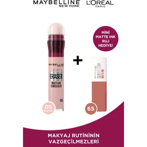 Instant Eraser Kapatıcı 05 & Super Stay Matte Ink 65 Mini Hediyeli