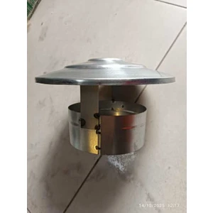 Soba Baca Şapkası Galvaniz Boyasız  Çap 13CM