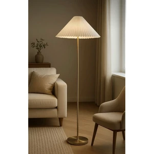 Modern Maslak Lambader Metal Gövde Umbrella Pileli Abajur