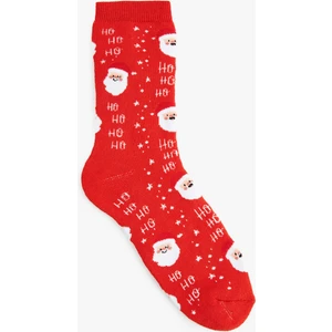 Pamuklu Yılbaşı Temalı Soket Çorap