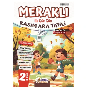 Meraklı Zihinler 2.sınıf Meraklı Ile Gün Gün Kasım Ara Tatili Kitabı
