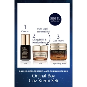 Estee Lauder Cilt Bakım Seti - Advanced Night Repair Serum 7ml + Göz Kremi 15ml + Supreme Soft Nemlendirici 5ml
