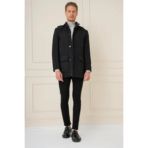 Ka 083 Slim Fit Siyah Spor Kaban