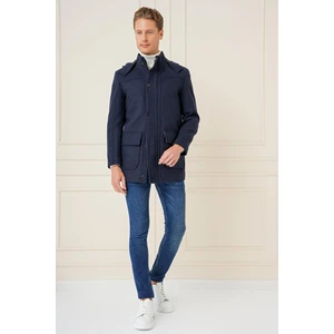 Ka 083 Slim Fit Lacivert Spor Kaban