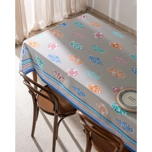 Madame Coco Rosanel Polycotton Masa Örtüsü - Bej - 150x150 cm