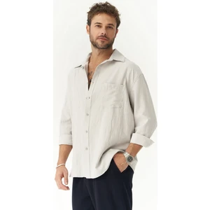 Juan Erkek Gri Gömlek