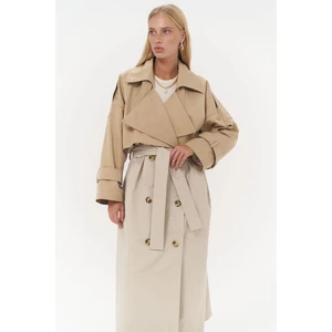 Bellamy Vizon Garnili Bej Trençkot