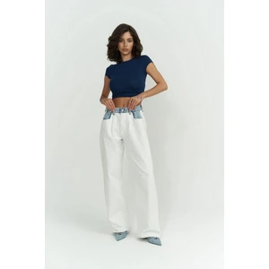 Toppin Indigo Penye Crop