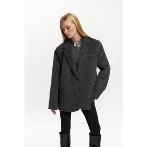 Howell Antrasit Blazer Ceket