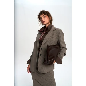 Bruno Çizgili Füme Blazer