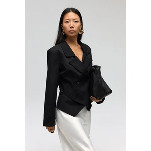Norbury Üçgen Detay Siyah Blazer
