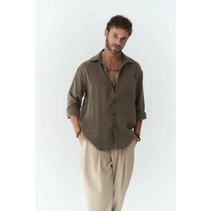 Jeremy Haki Erkek Gömlek