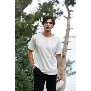 Pierce Ekru Erkek T-Shirt