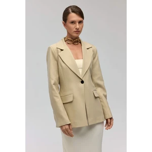 Lecco Dar Kesim Olive Green Blazer