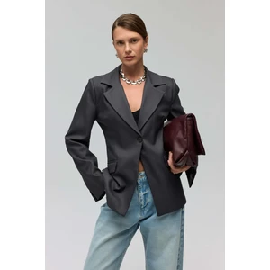 Lecco Dar Kesim Antrasit Blazer