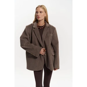 Howell Kahve Blazer Ceket