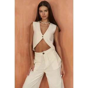 Montana Natural Yelek Pantolon Takım