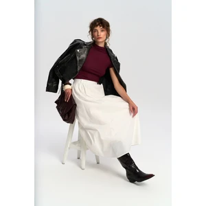 Anvers Boğazlı Bordo Crop