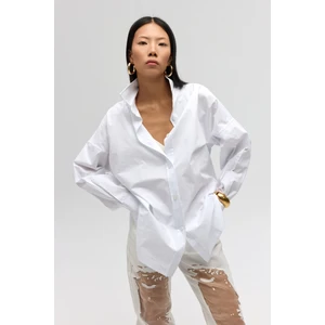 Phoebe Oversize Beyaz Gömlek