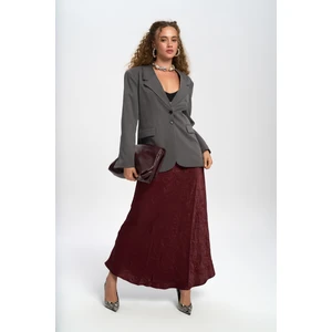 Volda Yaka Detay Antrasit Blazer