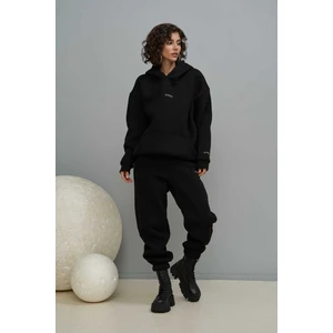 Minimal Baskı Siyah Eşofman Takım