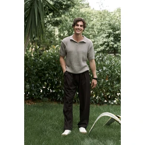 Juro Acı Kahve Erkek Pantolon