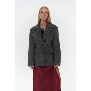 Monday Antrasit Dar Kesim Blazer