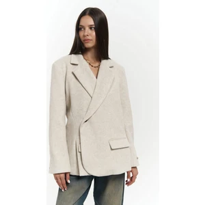 Armonia Yırtmaç Detaylı Bej Blazer