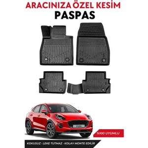 Ford Puma 2023 Model Araca Özel Havuzlu Paspas Takım