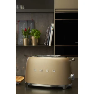 Smeg 50's Style Retro Mat Gold Ekmek Kızartma Makinesi Tsf01chmeu