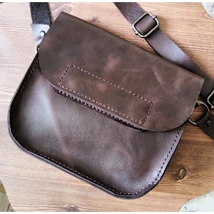 Hakiki Deri Elyapımı Çanta 20*20 cm