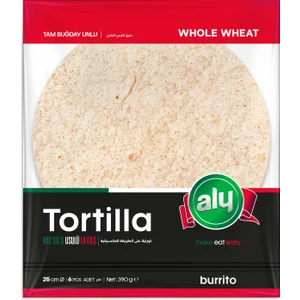 Tam Buğdaylı Tortilla 25 cm 6' Lı