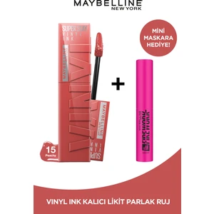Super Stay Vinyl Ink 15 & Firework Mini Maskara Hediyeli