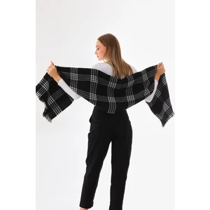 Kadın Yumuşak Dokulu Ekose Atkı