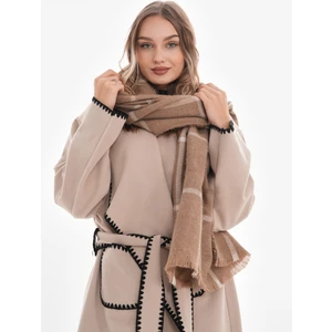 Kadın Yumuşak Dokulu  Ekose Atkı