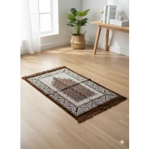 Lüks Kadife Namazlık Seccade Seti | Yumuşacık Dokulu, Püsküllü ve Kaliteli | Özel Günler Için Ideal Hediye | Çeyizlik Namaz Elbisesi ve Namaz Başörtüsü ile Uyumlu Tasarım | Konforlu Ibadet Deneyimi