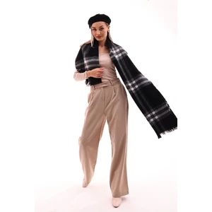 Kadın Yumuşak Dokulu  Ekose Atkı