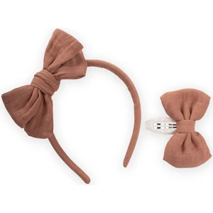 Taçlı Toka Seti A Kahve