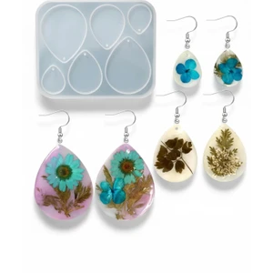 Damla Kolye Küpe Anahtarlık Kalıbı