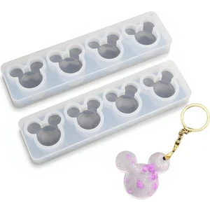 4 Lü Mickey Anahtarlık Kalıbı