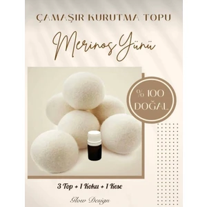 Çamaşır Kurutma Topu 3lü Kokulu