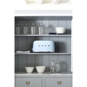 Smeg 50's Style Retro Pastel Mavi Ekmek Kızartma Makinesi  TSF02PBEU